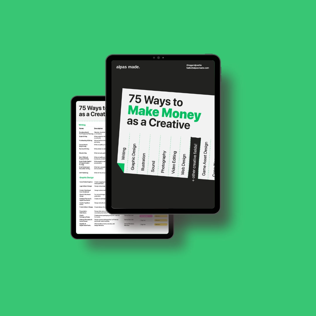 75 Ways to Make Money as a Creative
